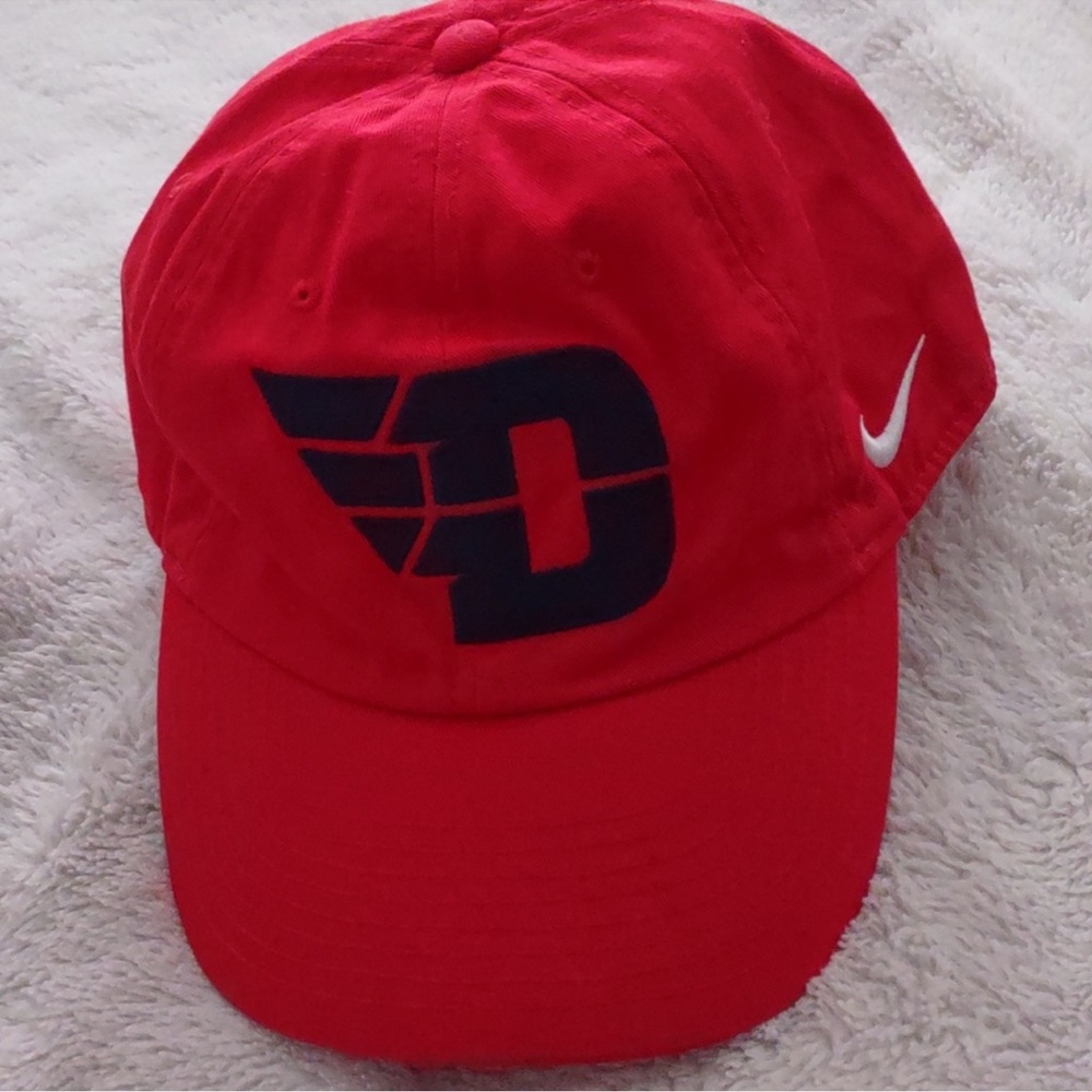 Dayton Flyers Nike Red and Blue Adjustable Hat